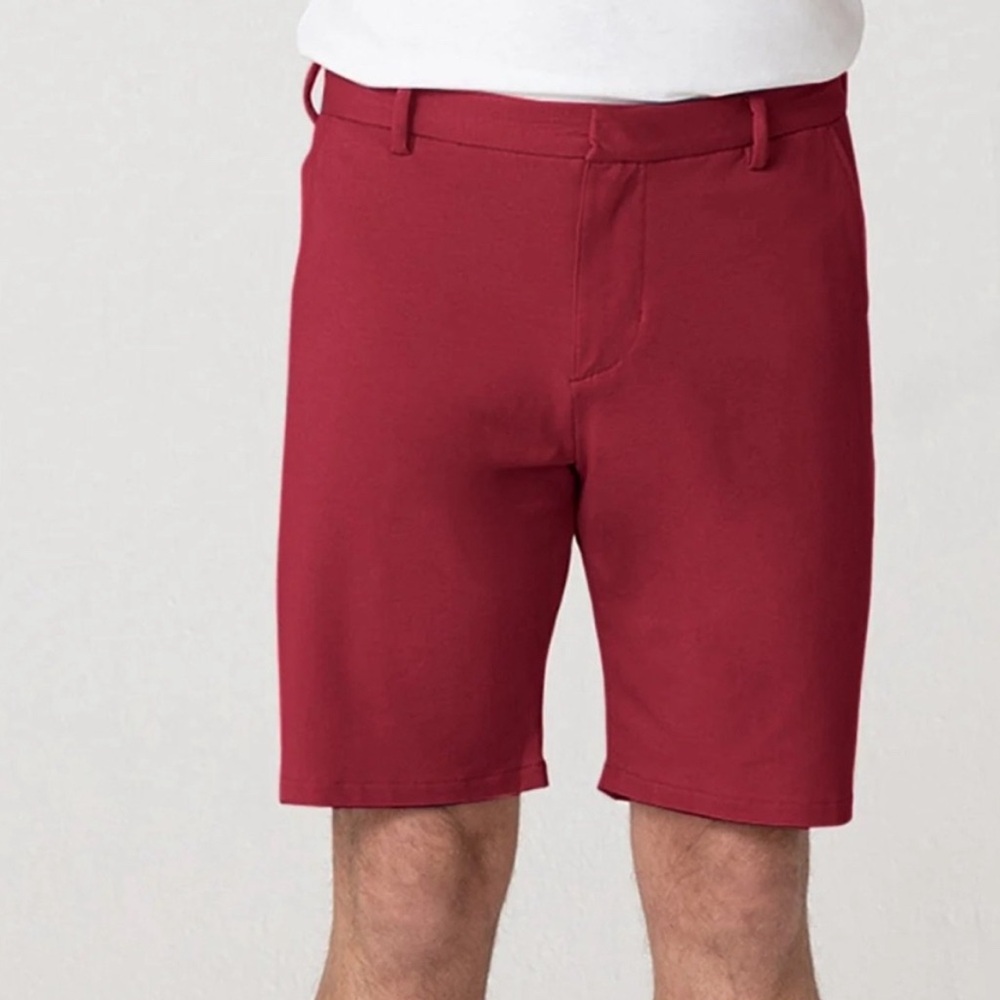 Swet Tailor Men's The Everyday Chino Short in Red Wine Waist Size 31 NWT